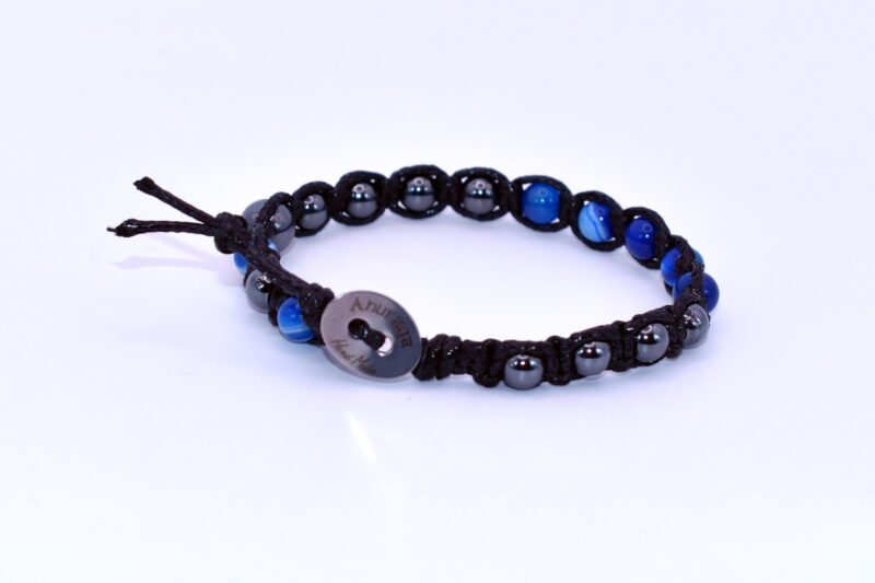 Agata Blu Striata, Ematite