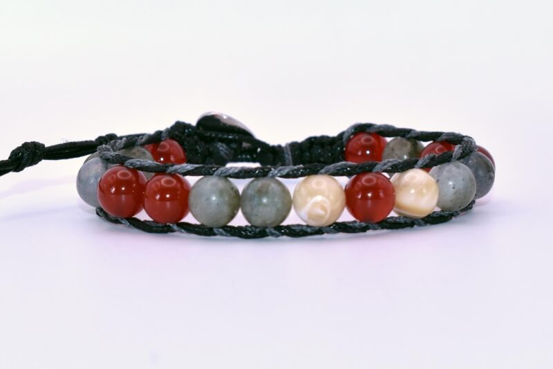 Corniola, Labradorite, Madreperla